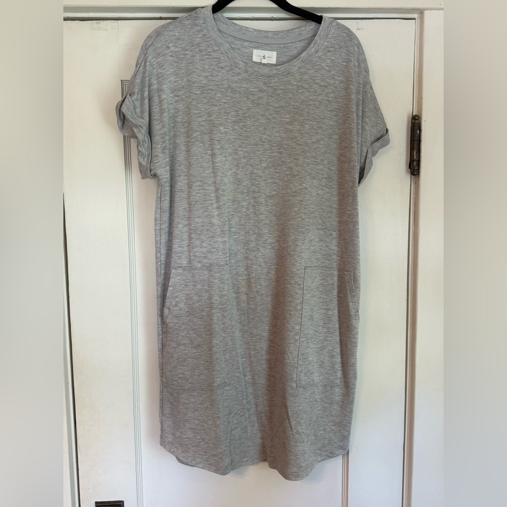 Loft Lou & Grey Gray T-Shirt Dress